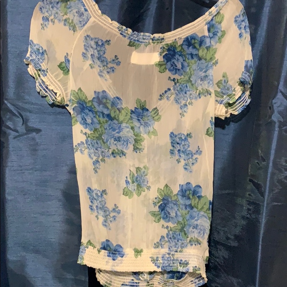 🌼Abercrombie/Fitch sheer blouse - Picture 4 of 6
